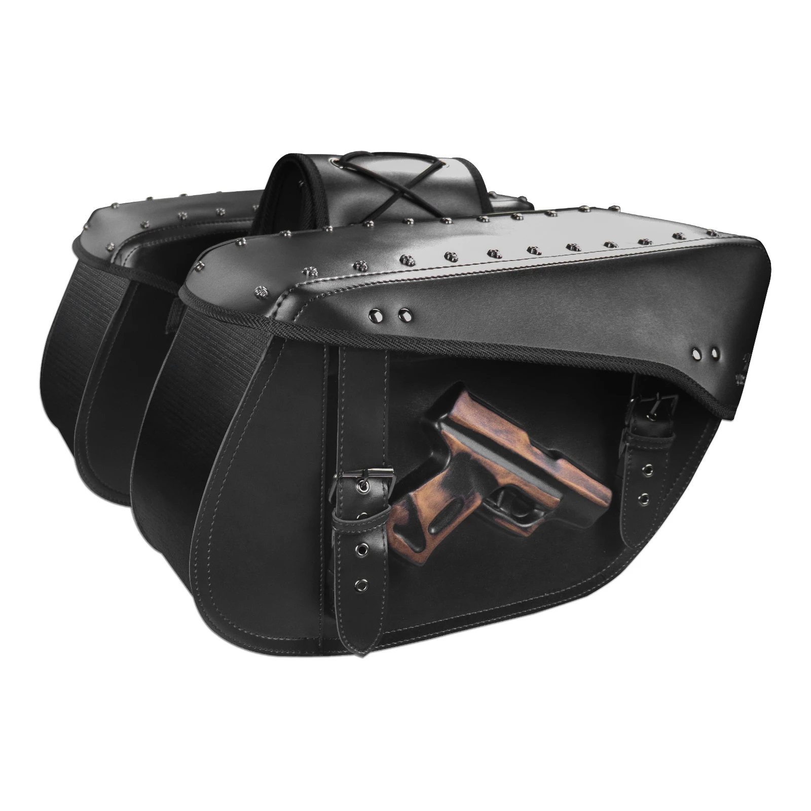 Мотоциклетная сумка водонепроницаемая кожаная Боковая Сумка для крейсера