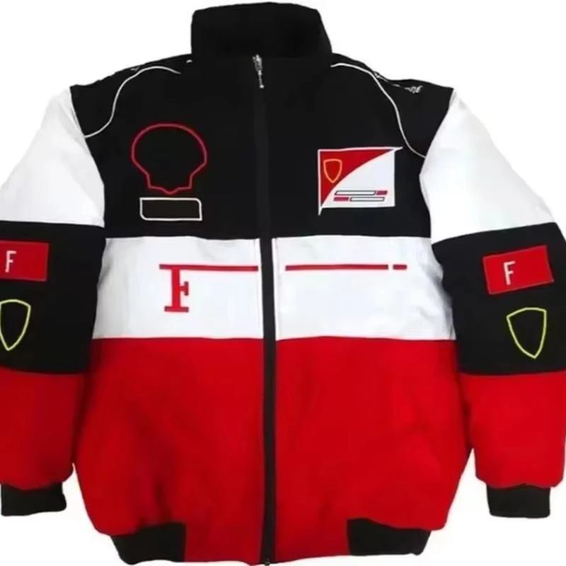 Гоночный костюм F1 мотоциклетная гоночная куртка с вышивкой осенний уличный