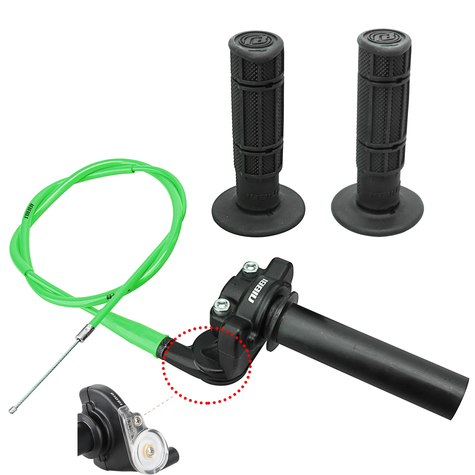 

Рукоятка дроссельной заслонки мотоцикла с кабельной линией, 22 мм