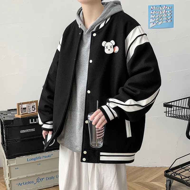 Зимнее модное брендовое мужское пальто-карго с хлопковой подкладкой новинка 2024