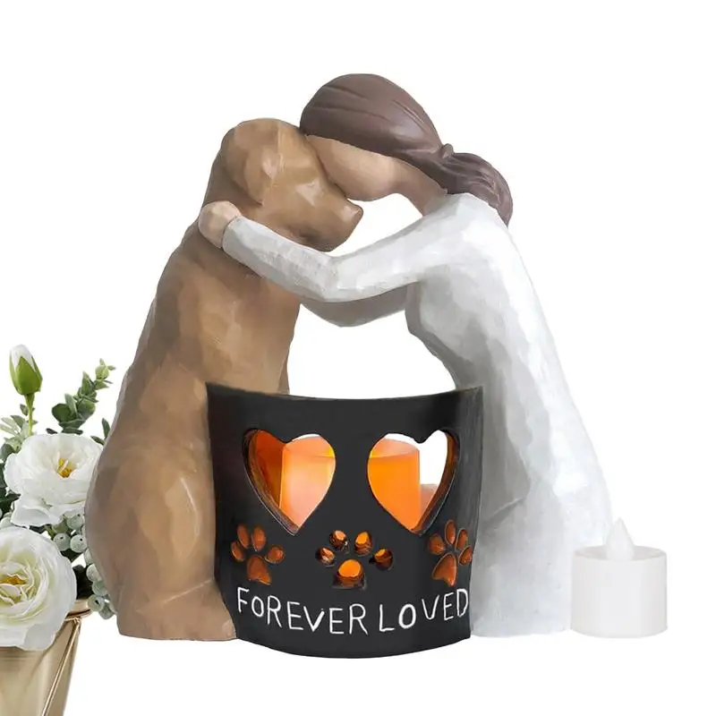Подсвечник для сочувствия потеря домашних животных значимая статуя потерянного