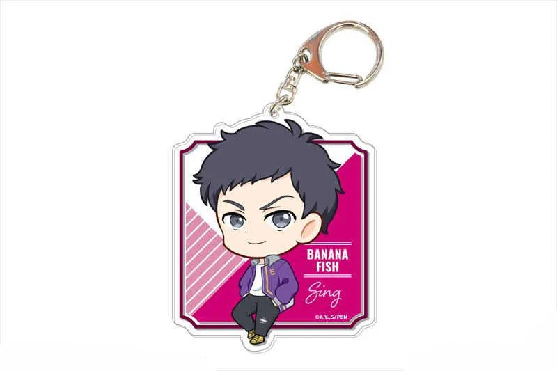 Фото Очарование магазина аниме BANANA FISH Eiji Okumura Sing Soo-Ling Lee Yut-Lung акриловый HD персонажи брелок кулон орнамент около 6 см №4