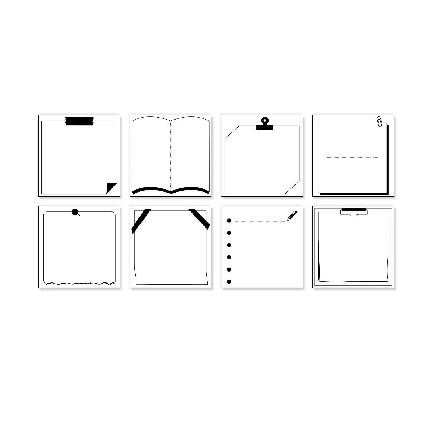 

Магнитные наклейки для холодильника 8 шт.