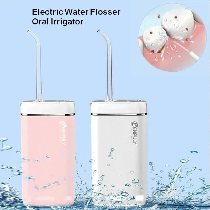 

Портативный водный ирригатор ENPULY M6 Plus TYPE-C Dental Water Floss Ipx8, водонепроницаемый Стоматологический Ирригатор для полости рта, 140 мл