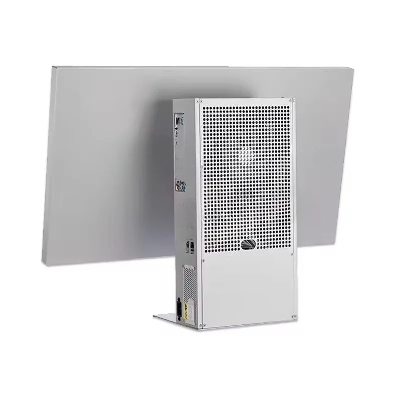 Фото Компьютерный корпус Cyber Armor ITX из алюминиевого сплава, для моноблока с одним дисплеем, DIY, с кронштейном для монитора №1