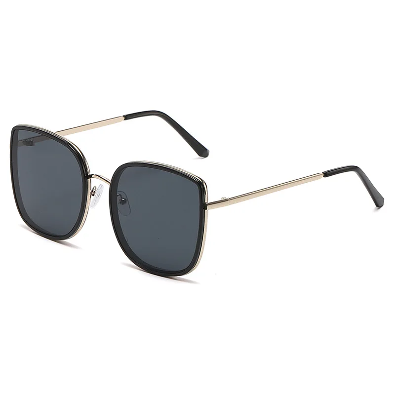 

Big Frame 2023 Sunglasses Polarized Women Vintage Shape Cat Eye Sun Glasses For Ladies Sunglass with Case gafas oculos UV400