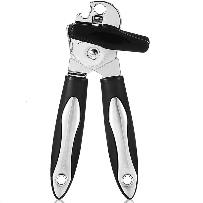

High Quality Stainless Steel Cans Opener Professional Ergonomic Manual Can Opener Side Cut Manual Can Opener Bottle Opener
