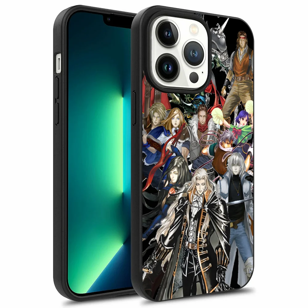Чехол для телефона Castlevania Game iPhone 15 14 13 12 11 Plus Pro Max Mini Magsafe с магнитной беспроводной