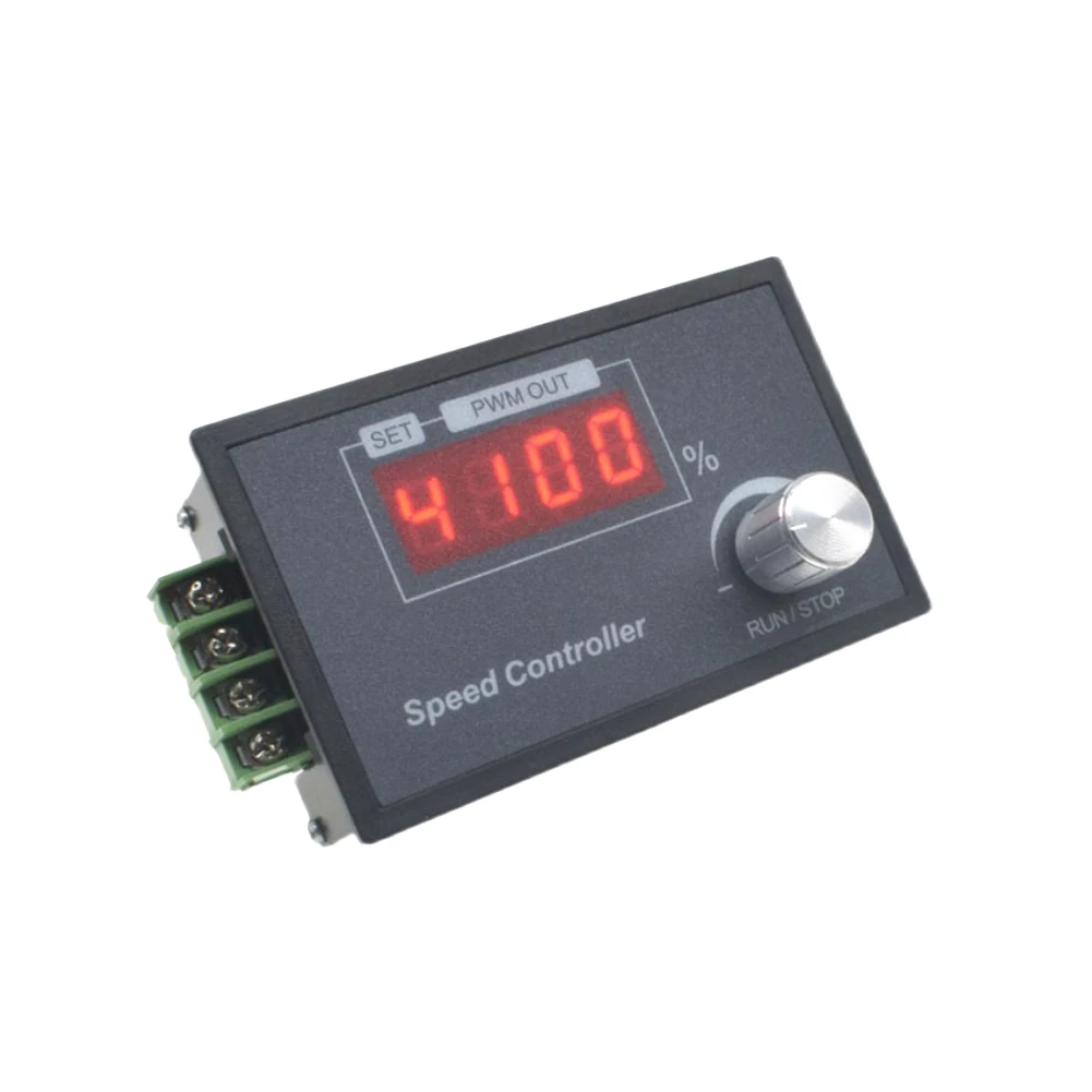 

DC 6-60V PWM DC Motor Speed Controller 30A 6V Adjustable Frequency 0~100% Adjustable with Digital Display
