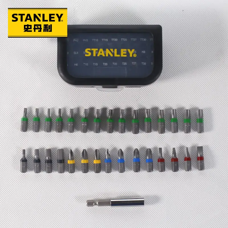 Набор насадок для электрической отвертки STANLEY STA60490 31 шт. компактная коробка 30