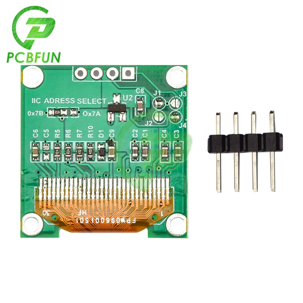 OLED-модуль 0 96 дюйма Драйвер интерфейса IIC/I2C x 6 4 разрешения для Arduino |