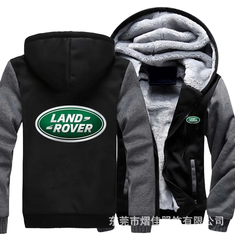 

LAND ROVER Winter Jacket Men's Cotton Warm Hoodies Casual sweatshirt Male Thicken coats Sweatshirt top Hoodie size M~6XL