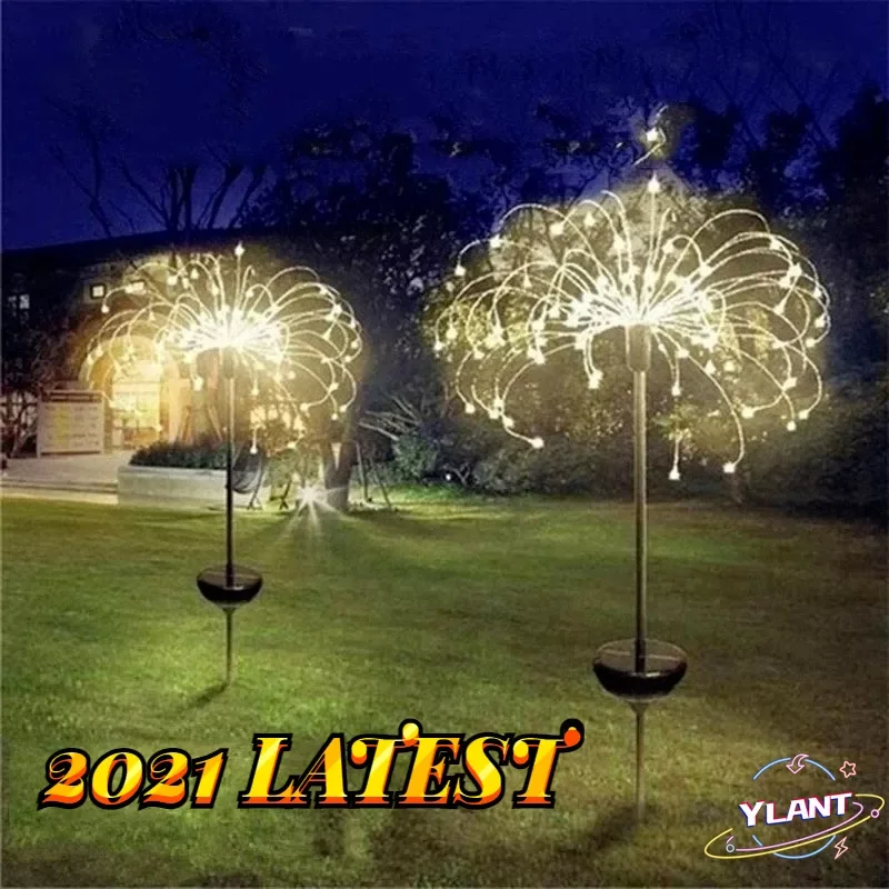 

Фонарик-Гирлянда для сада, газона, ландшафта, фейерверка, 90 /120/150 светодиодов