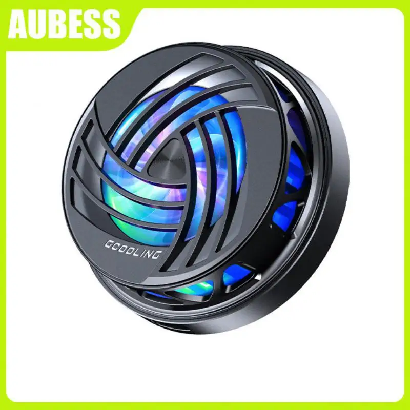 

Small Mobile Phone Cooler Phone Radiator Electric Phone Fan Turbo Hurricane Magnetic Phone Accessories Cool Heat Sink Portable