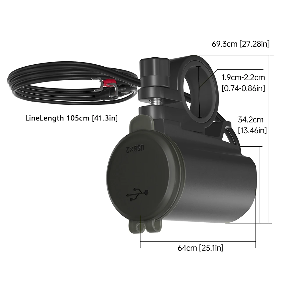 Автомобильное модифицированное USB-разъем для автомобильного зарядного