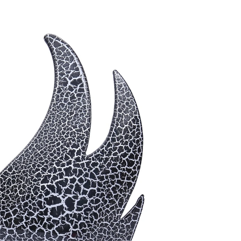 Маска для вечеринки на Хэллоуин Маскарадная маска Пламенная Полумаска лица