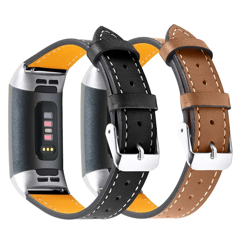 

Кожаный ремешок для смарт-часов Fitbit Charge 3 Charge4 Band