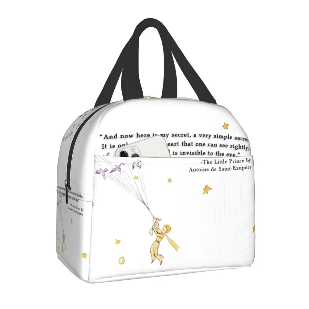 

Термоизолированная сумка для ланча The Little Prince, портативная многофункциональная сумка-тоут для обеда для женщин, детей, школьная, для работы, коробка для еды