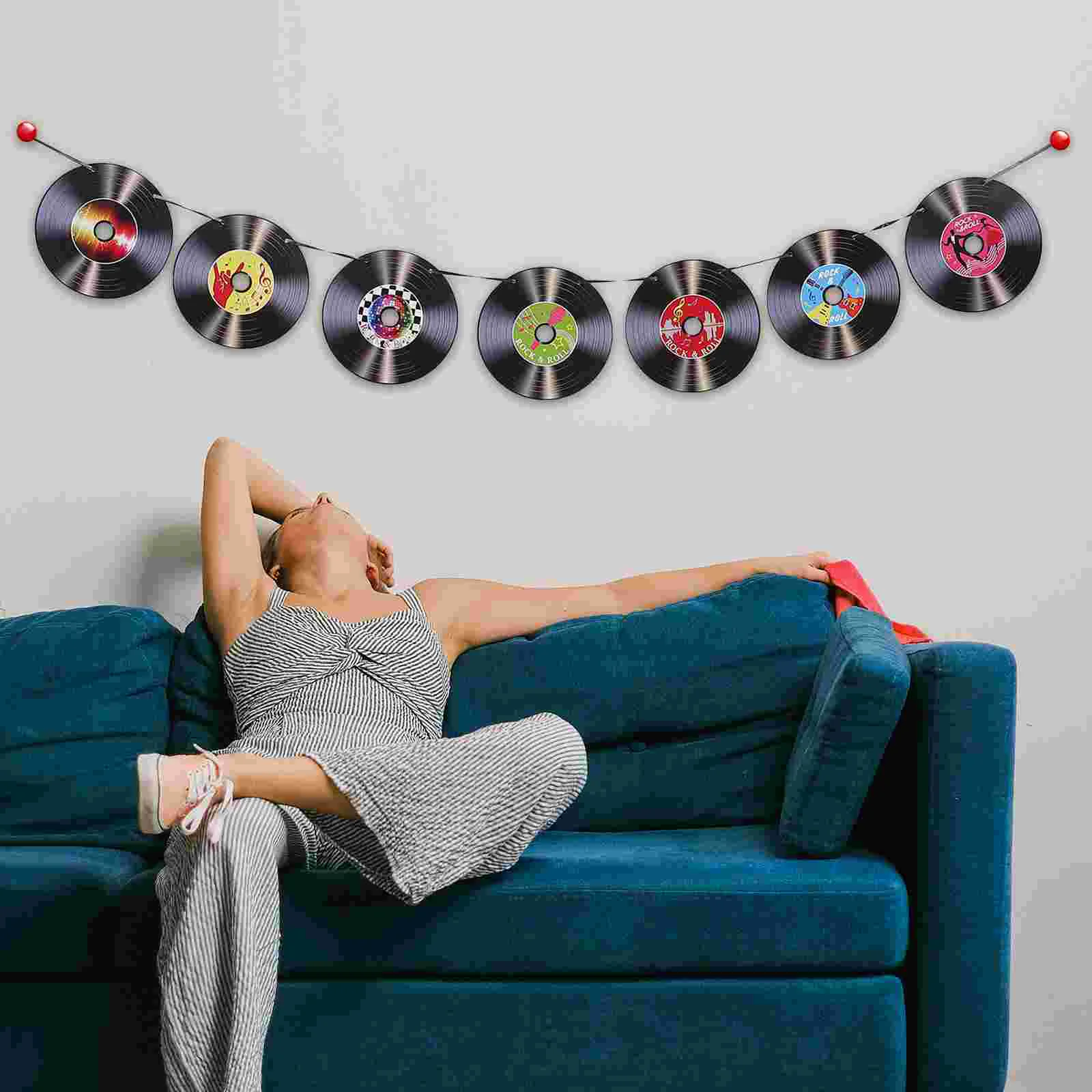 21 шт. пластинка украшения стены студийные пластинки музыкальная комната знак