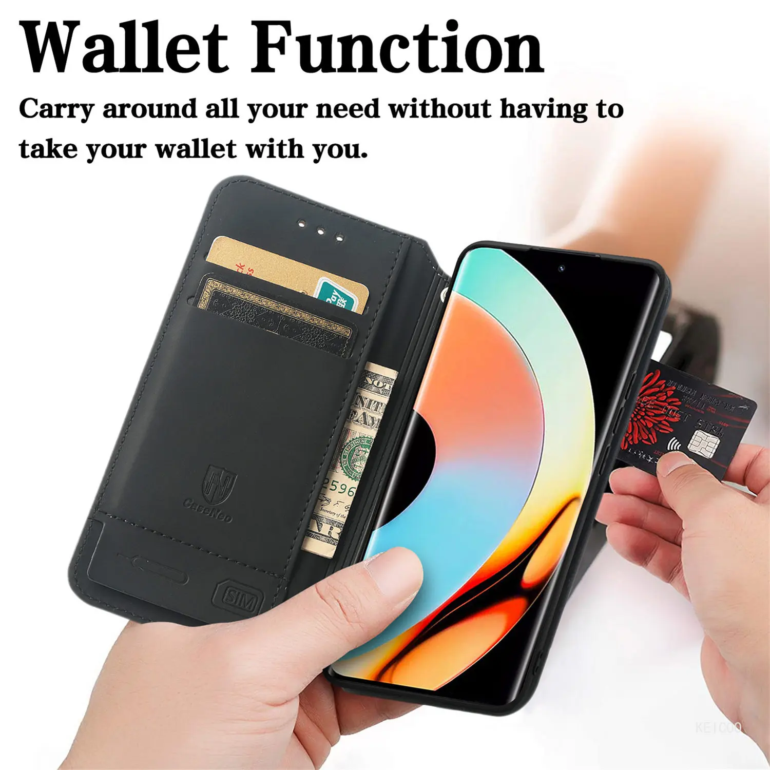 Кожаный защитный чехол-бумажник для Oppo Realme 10 Pro Plus C33 C55 4G чехол RMX3710 RMX3687 RMX3663