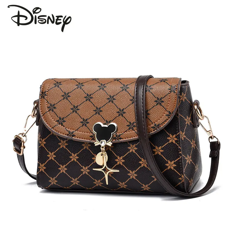 

Disney Mickey New Women's Crossbody Bag Fashion High Quality Shopping Women's Bag Retro Casual Versatile Storage Shoulder Bag