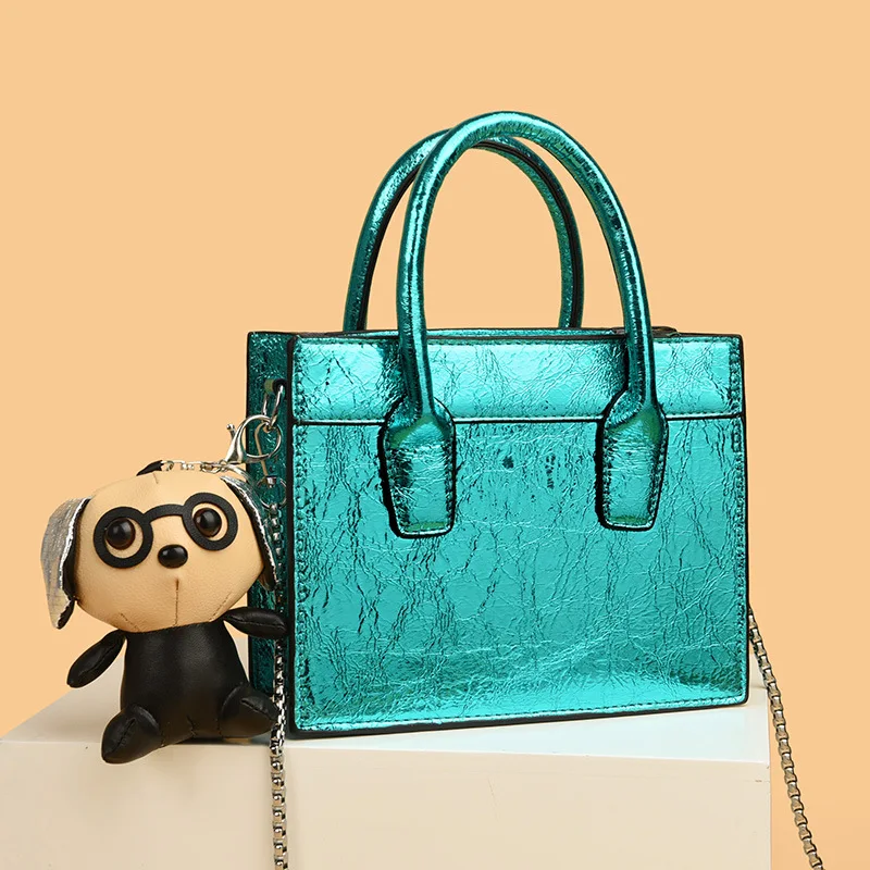 Fashion Women Casual Tote Bags High Quality PU Leather Purses And Handbags Cute Bright Color Female Shoulder Bag Designer Bolsos