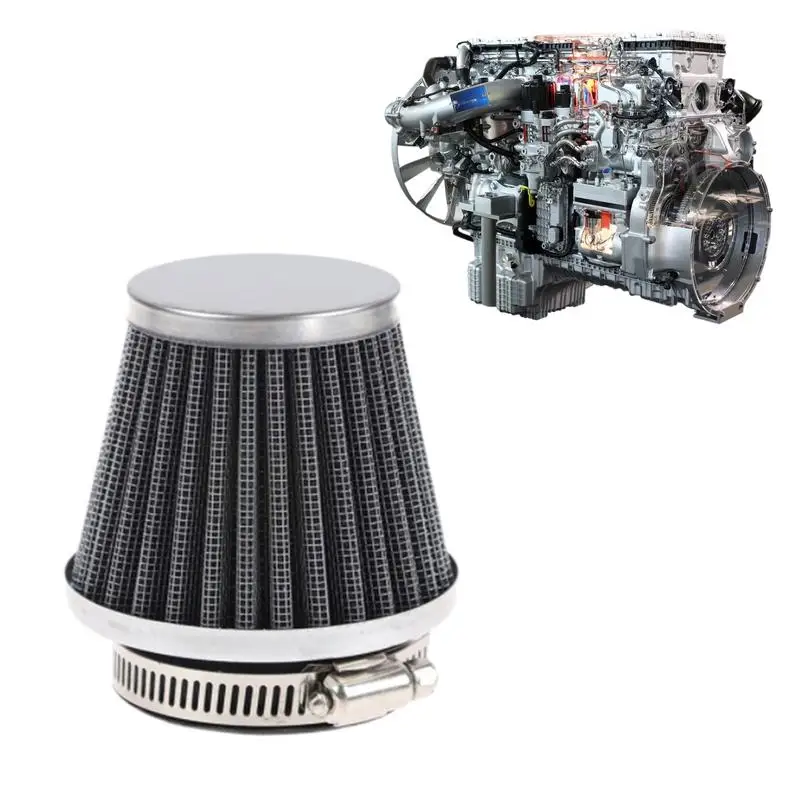 

Colored Mesh Air Filter Universal Clamp-on Air Filter Tapered Cone Intake Modification Air Filter For Car Motorcycle Off-road