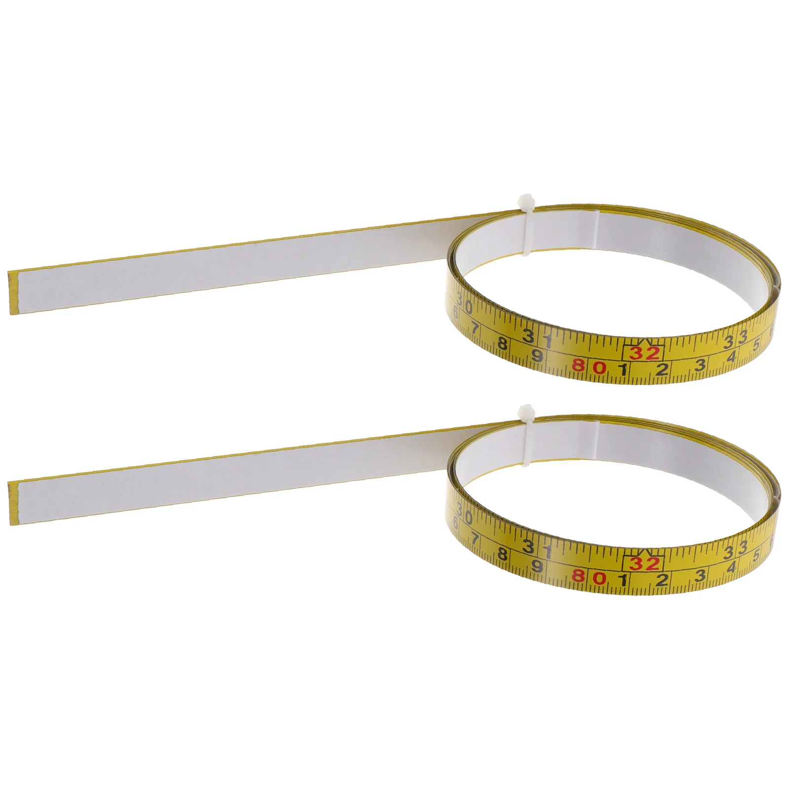 

2pcs Woodworking Workbench Ruler Metric Tape Measure Digital Ruler Tape Measure Adhesive Tape Measure Sticky Tape Ruler