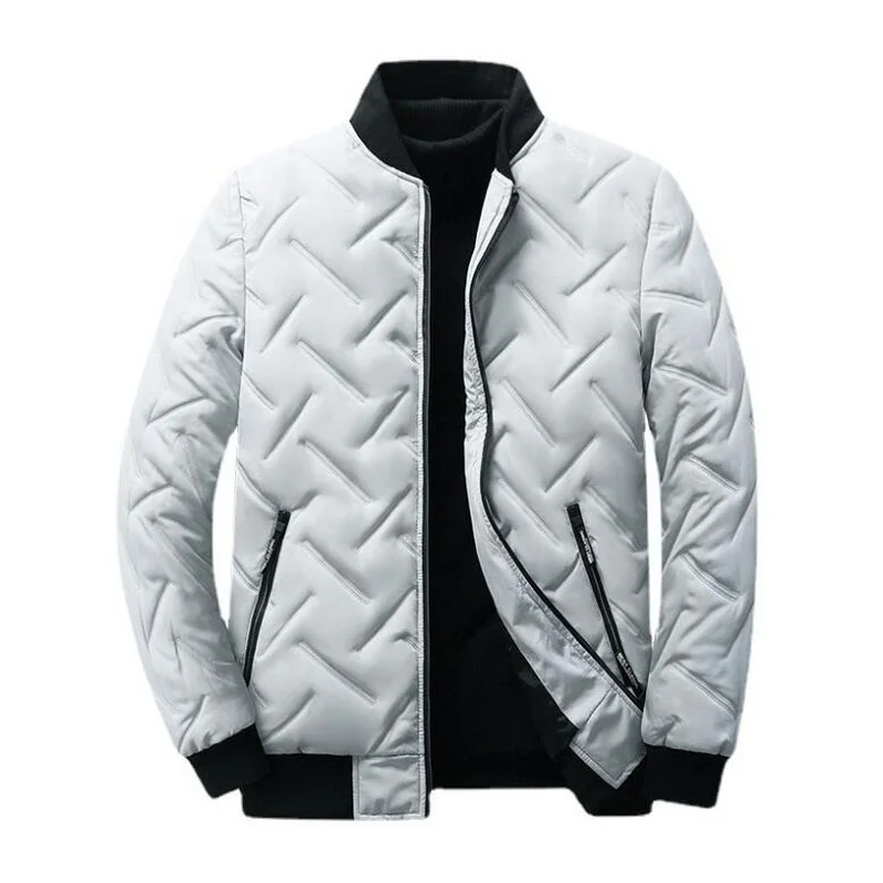 Men's Winter Thick Cotton Padded Coat Young Men Warm Outwear Windproof Parkas Overcoat Size L-5XL