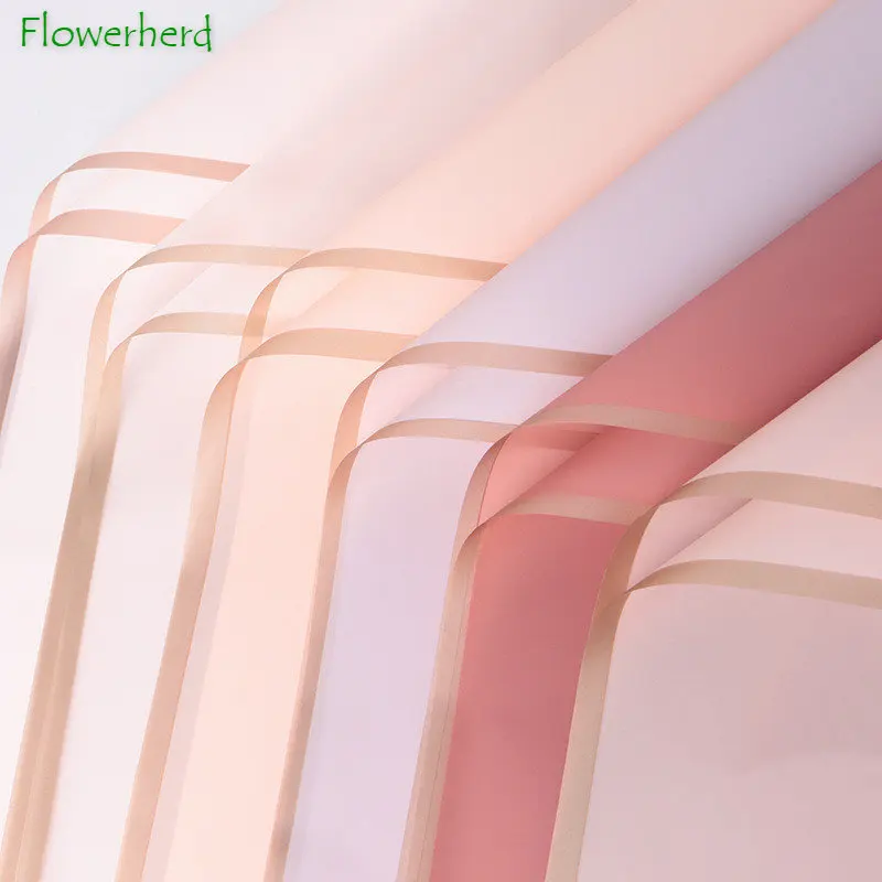 

Phnom Penh Jelly Film Wrapping Craft Paper DIY Pure Color Translucent Flower Packaging Paper Florist Bouquet Flower Art Wrapping