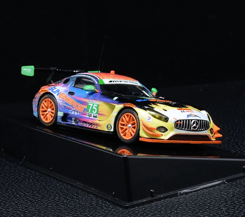 

ixo 1:43 BENZ GT3 75# alloy car model collection decoration gift
