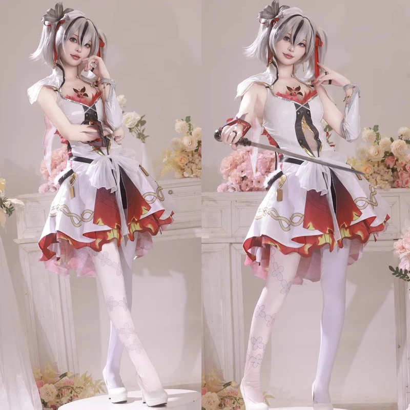 Камелия Косплей Костюм Игра Wuthering Waves Chun Милая униформа Платье Полный комплект с