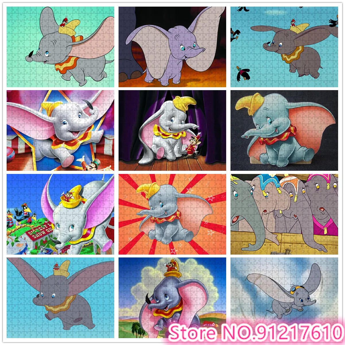 

1000 Puzzles Disney Cute Dumbo Children's Educational Brain Burning Game Puzzle Gift Preferred