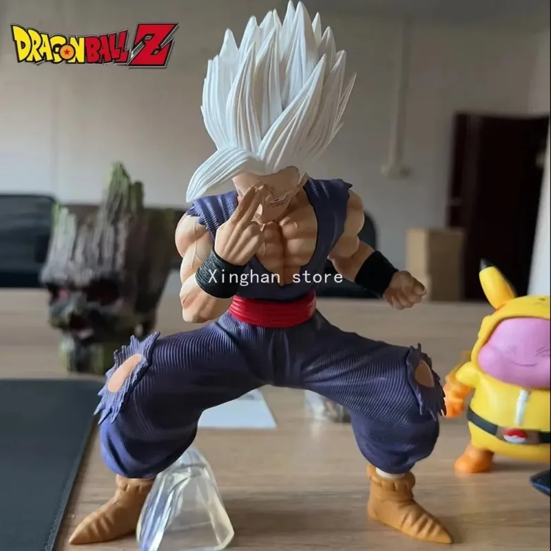 Аниме Dragon Ball Z Super Great White God Beast Gk Gohan Goku Saiyan Фигурка Модель Statua Коллекция Орнамент