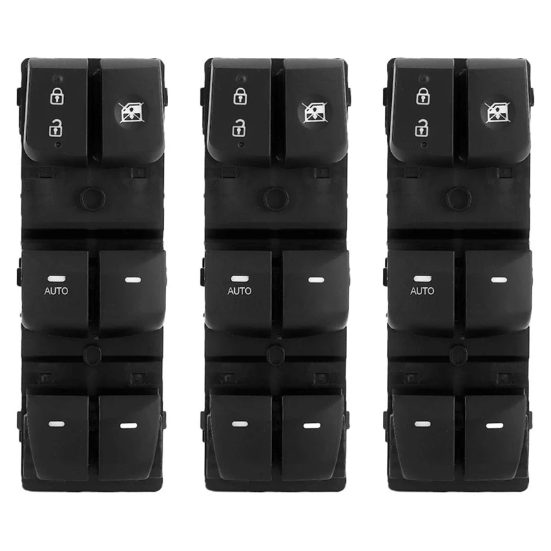 

3X Car Glass Lifter Switch Power Window Master Control Switch Button for Hyundai Elantra Dynamic 93570-4V000