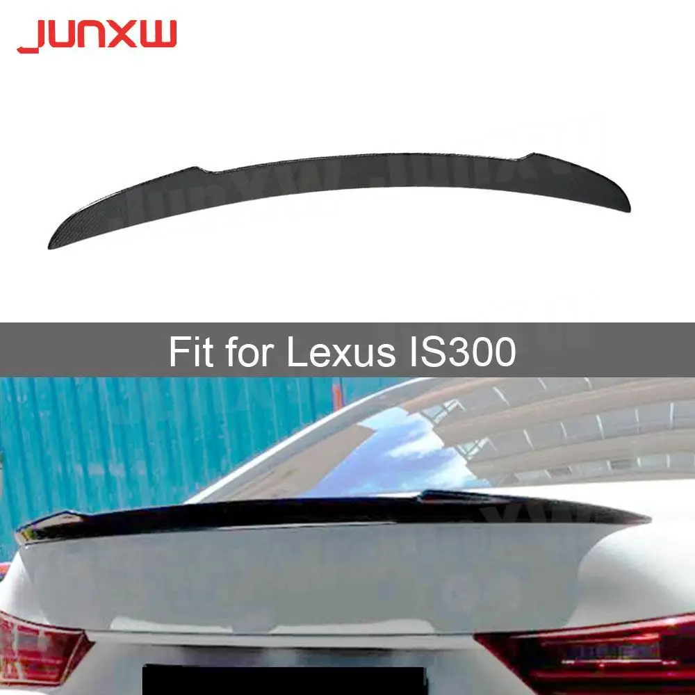

Задний спойлер из углеродного волокна крылья для Lexus IS200 IS250 IS300 IS350 IS F Sport Sedan 4 Door 2013-2018 Car Styling