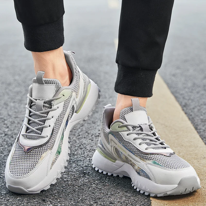 Men's Golf Shoes Spring Summer Breathable Outdoor Training Shoe Men's Fashion Fitness Comfortable Running Shoe Sizes 39-46