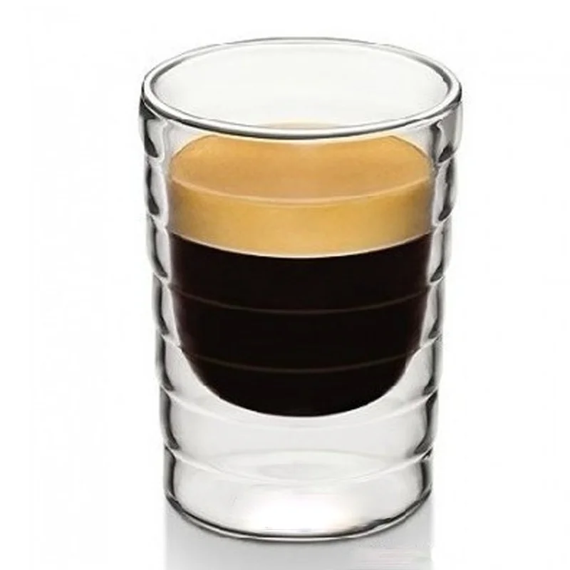 

Double Wall Glass Coffee Cup and Cup Hot Glass Coffee Cup Gift Beer Glass of Champagne Cup Shot Glasses Bulk Glass Cup