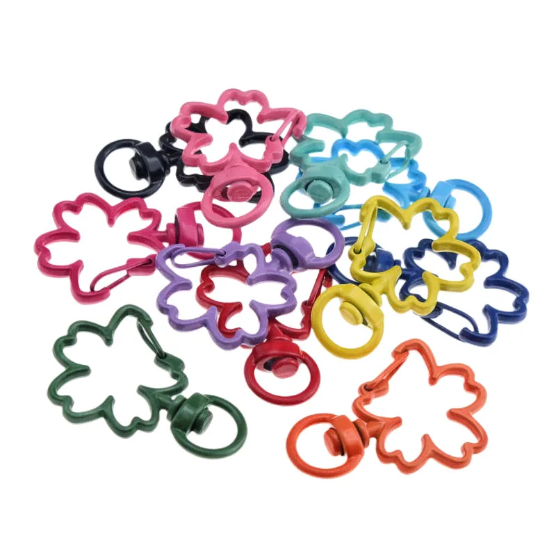 

5-20Pcs/Lot 36mm Rotating Dog Buckle Gold Rhodium Metal Lobster Clasps Hooks For DIY Jewelry Making Key Ring Chain Accessories