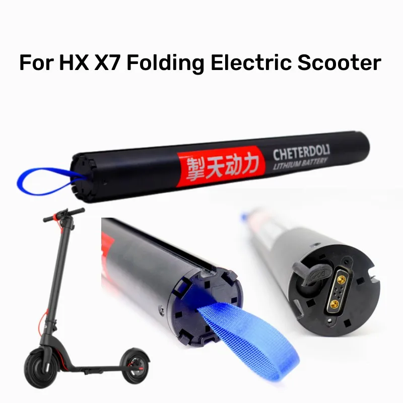 

Аккумулятор для скутера Huanxi HX X7, складная встроенная аккумуляторная батарея 36 В, 12,8 Ач