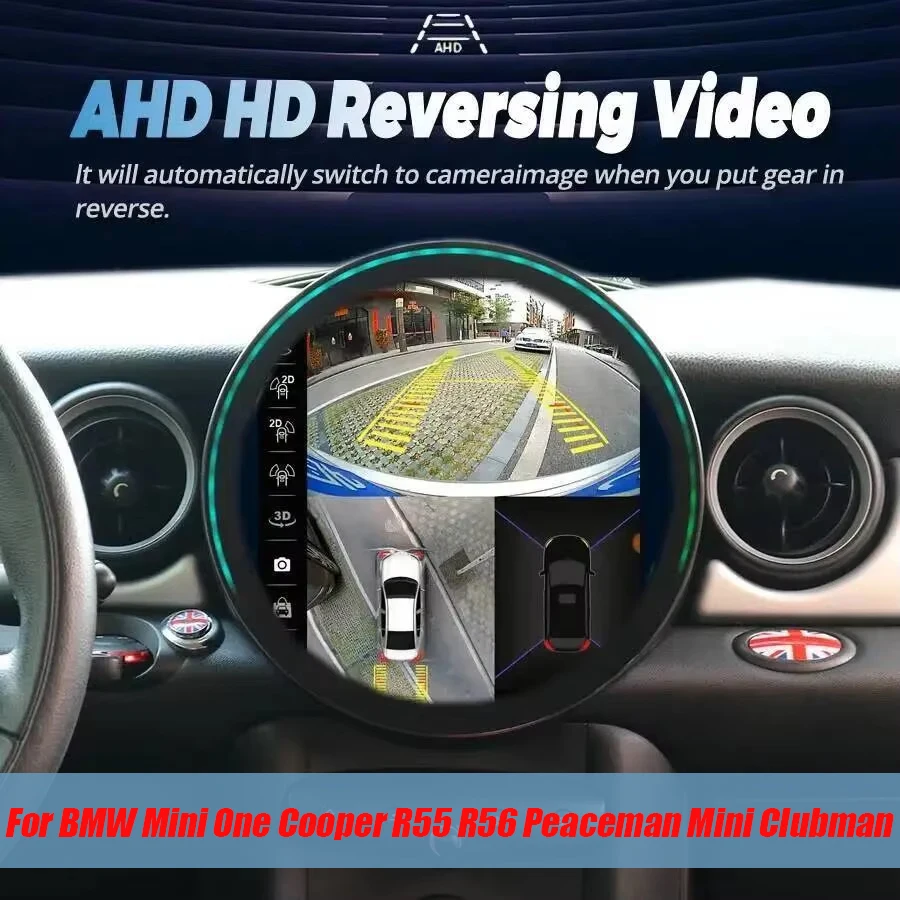 11,9-дюймовый экран для BMW Mini One Cooper R55 R56 Peaceman Mini Clubman 2007-2014, Android Auto, GPS, CarPlay, аудиосистема, головное устройство для автомобиля (art.: 3920db661eb0b) - 3920db661eb0b