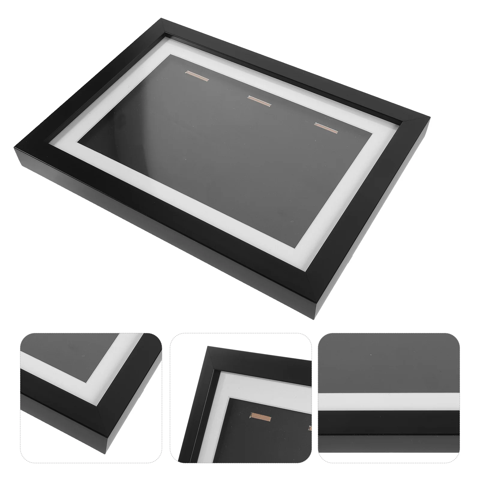 

Porta Retratos Decorativos Wooden Frame Medal Holder Display Stand Soccer Glass Picture Desktop