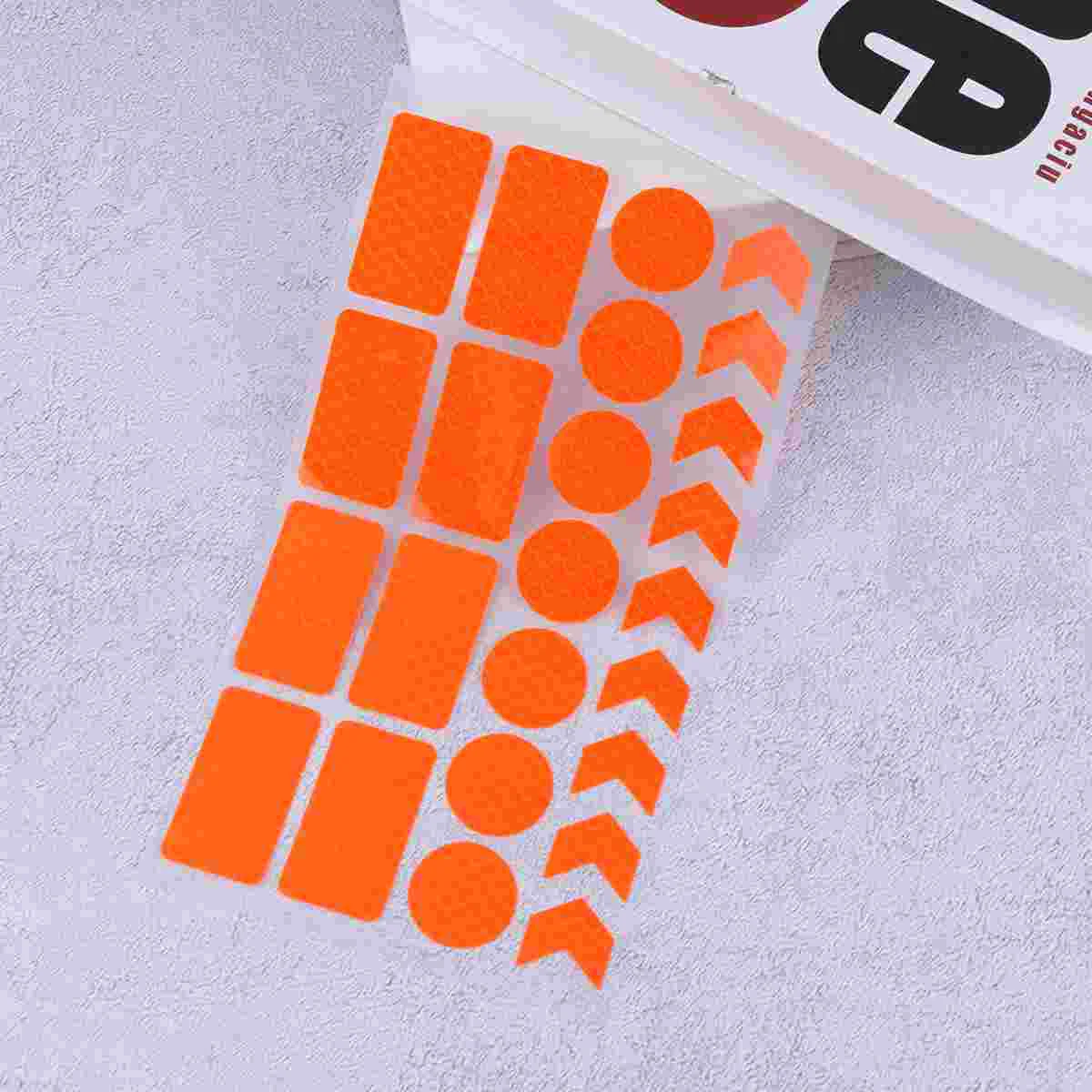 

1 Sheet Bike Reflective Sticker Multifunctional Night Reflective Decal Self Adhesive DIY Cycling Warning Sticker for