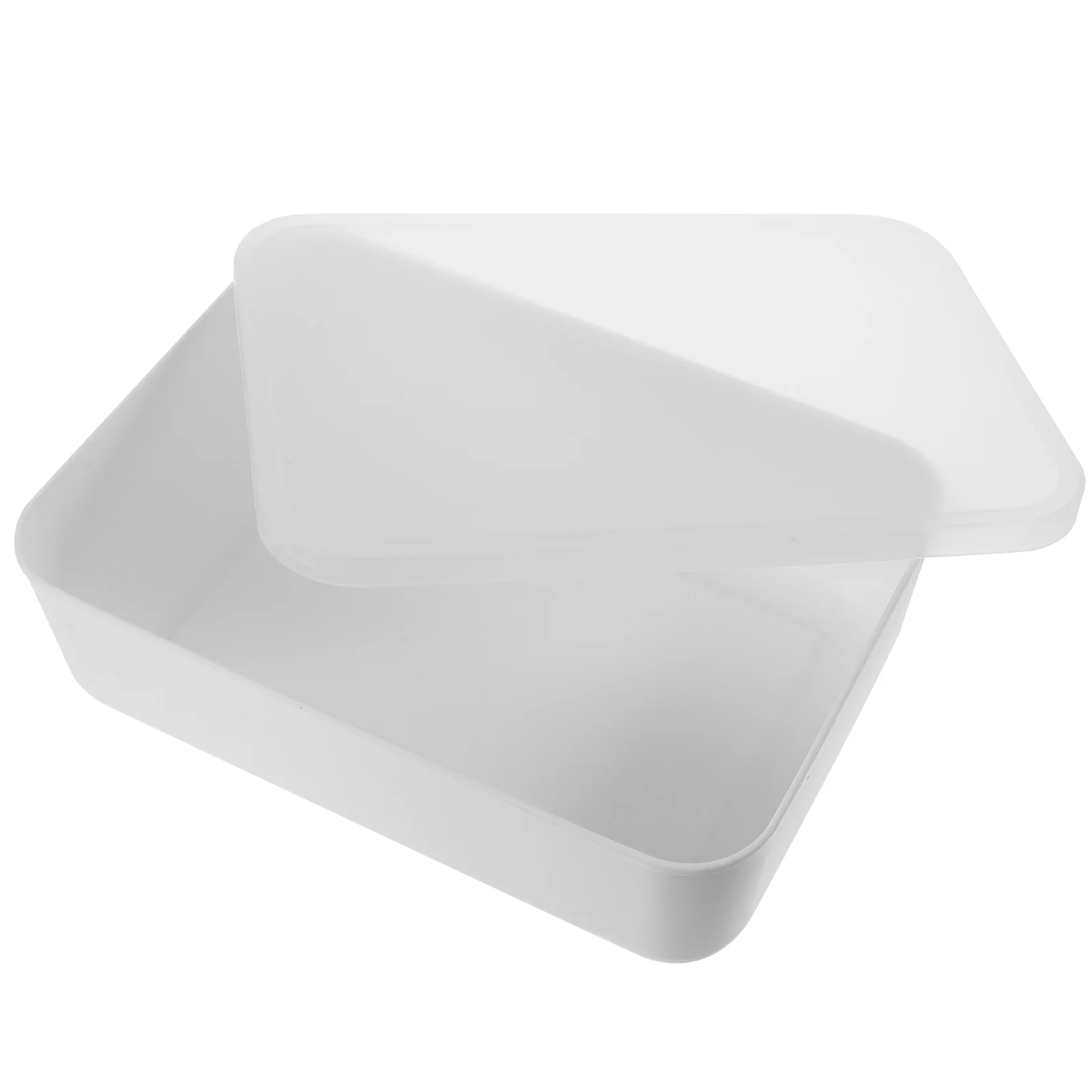 

Desktop Organizer Storage Cubes Lids Stationery Holder Office Case Decorative Bins