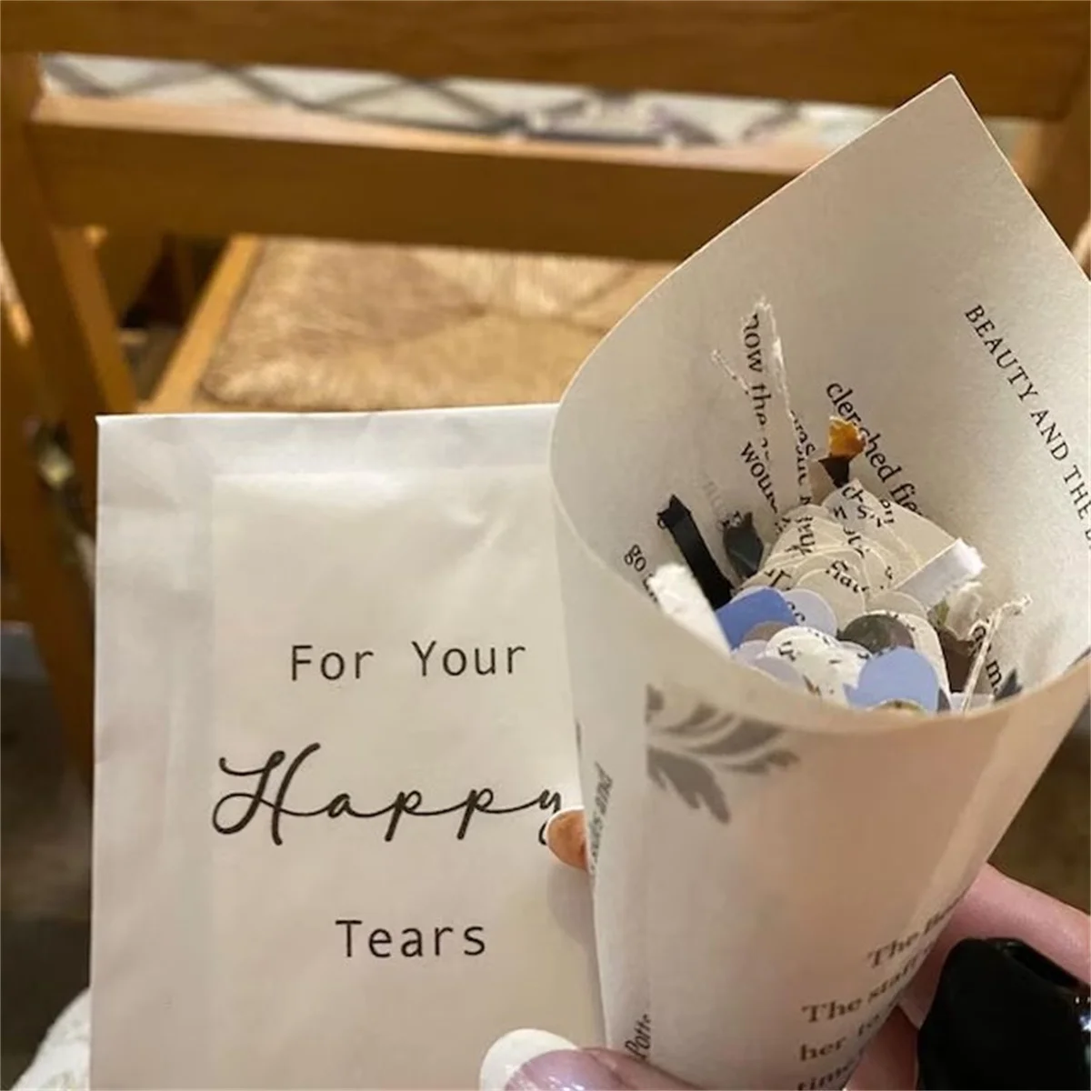 25 шт. свадебные конфетти с салфетками