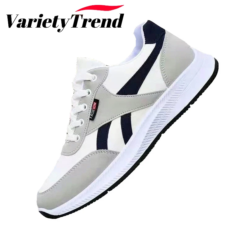 

Men's Shoes Fashion Trend Breathable Flying Knit Shoes Canvas Low Top Round Toe Casual Sports Shoes Outdoor Thick Sole Sneakers