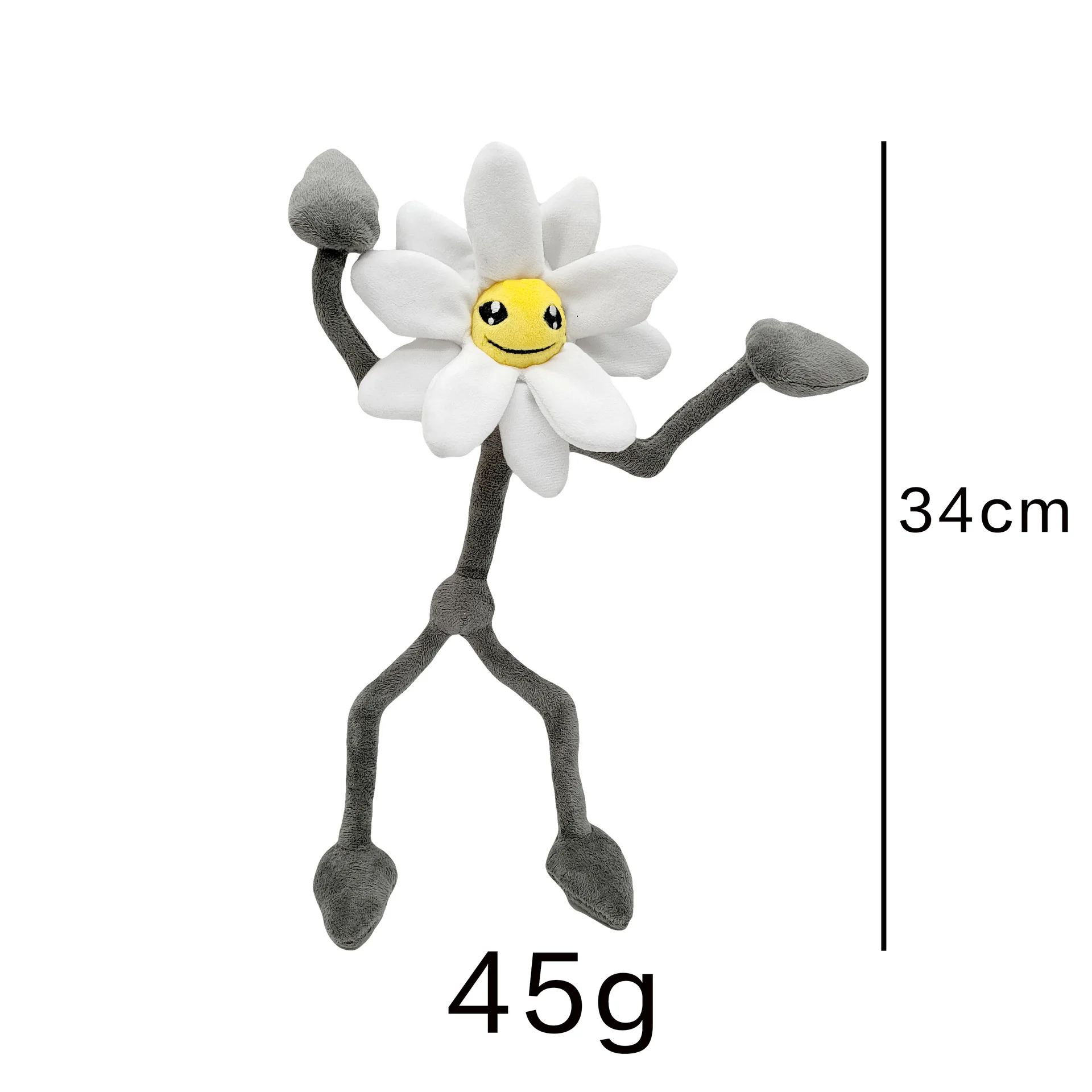 

Horror Game Daisy Plush Doll Toy Furry Cotton Stuffed Dolls Sunflower Halloween Children's Birthday Christmas Gift