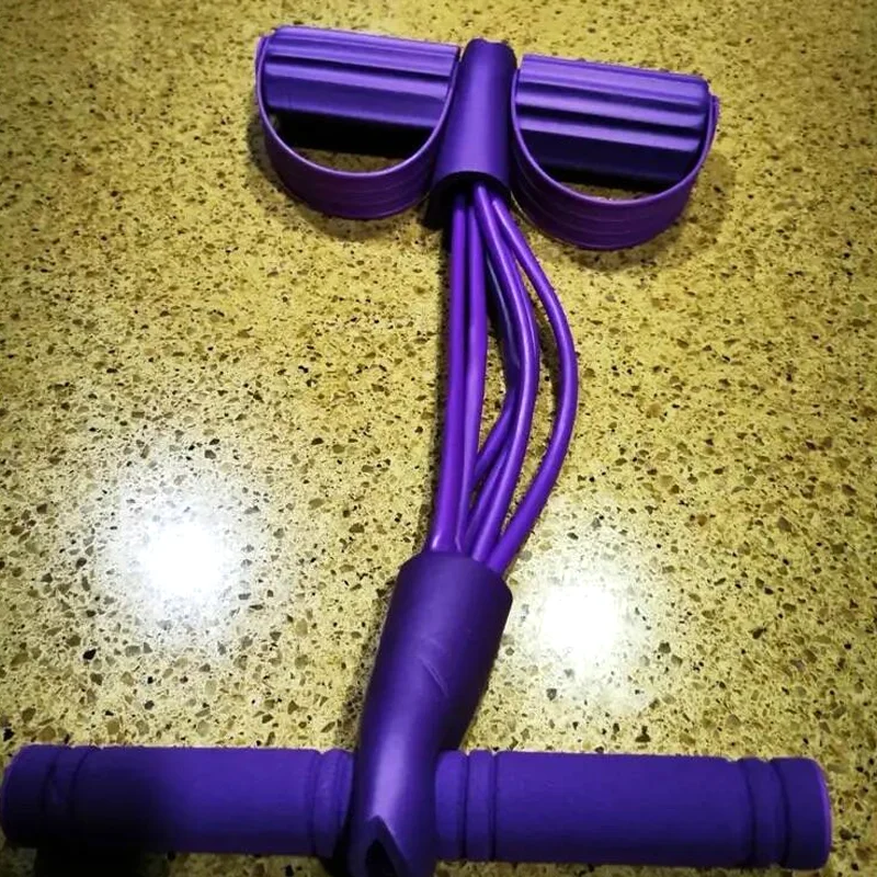 4-трубный съемник педалей для йоги женские эспандеры тренировка живота талии рук