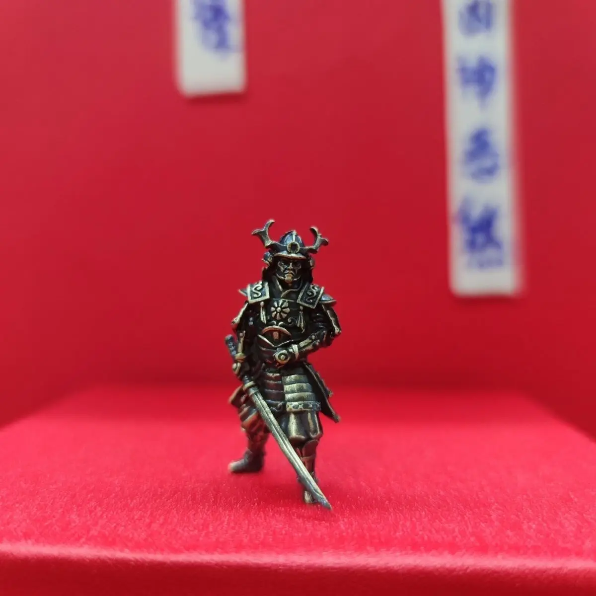 Наклонный нож из чистой меди 4 см