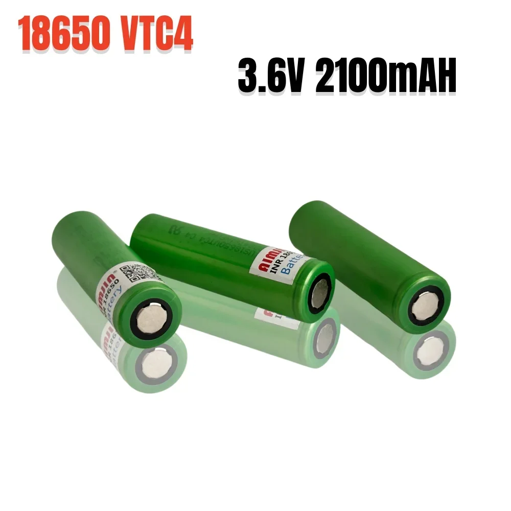 3.7V 2100mAh 18650 Battery for Sony VTC4 2100mAH Li-ion Replacement External